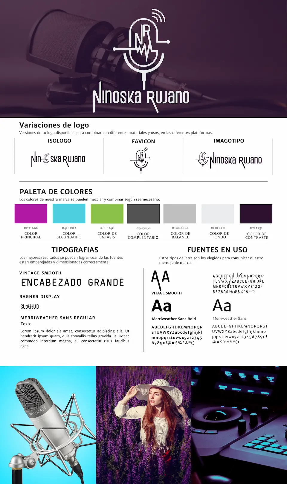 Identidad de Marca Ninoska Rujano